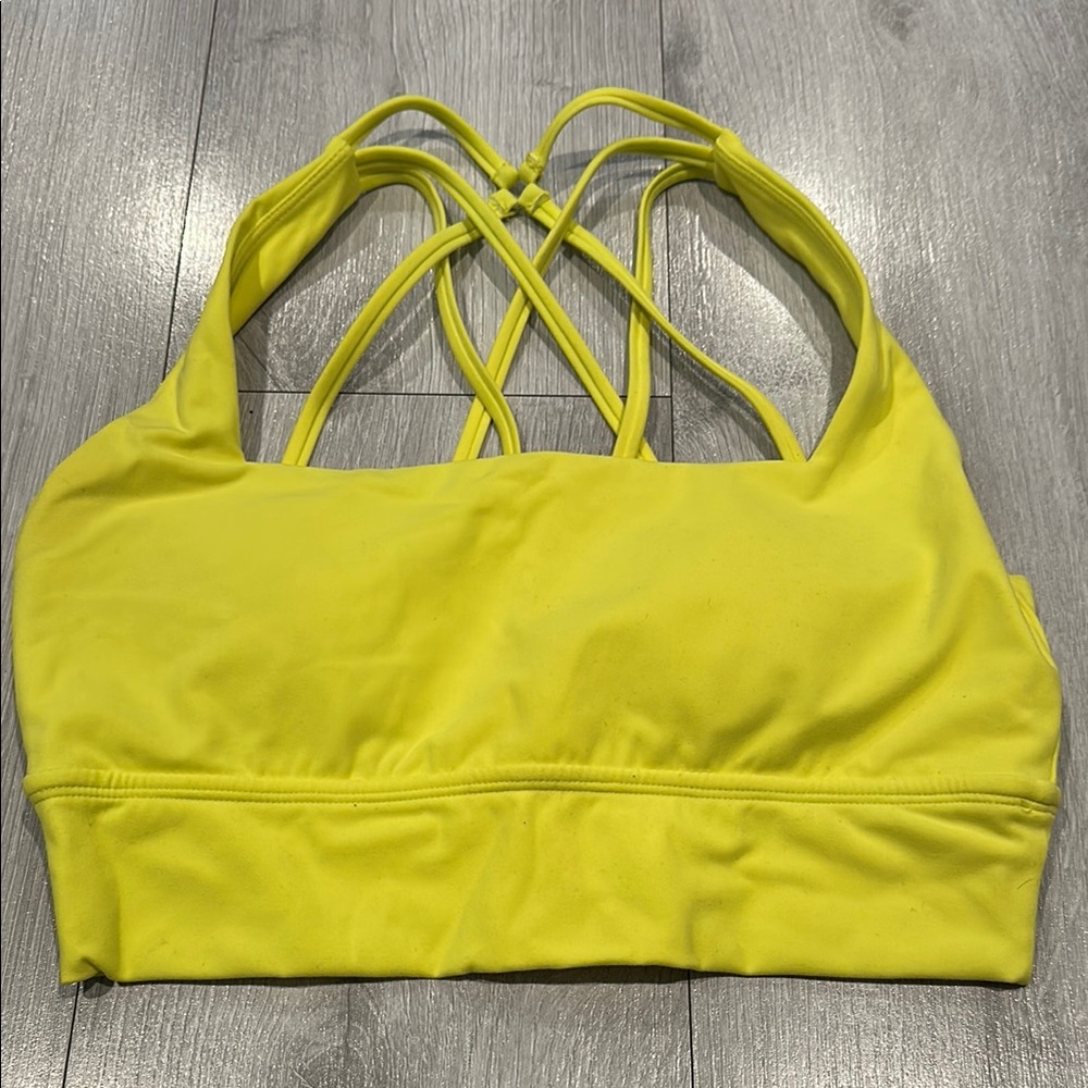 Buffbunny Tiki Yellow Revolution Sports Bra